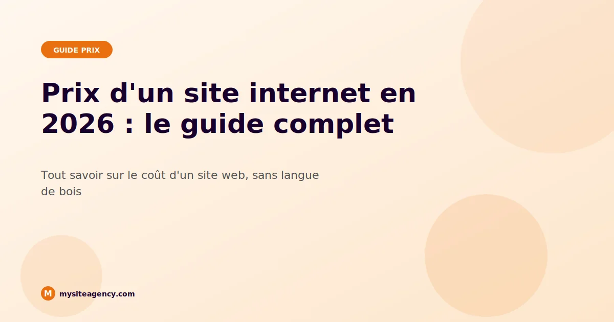 Comparatif des prix d'un site e-commerce par plateforme en 2026